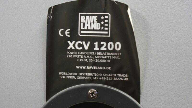 Raveland XCV 1200 krachtige vloerstaande luidsprekers (paar) - Afbeelding 3