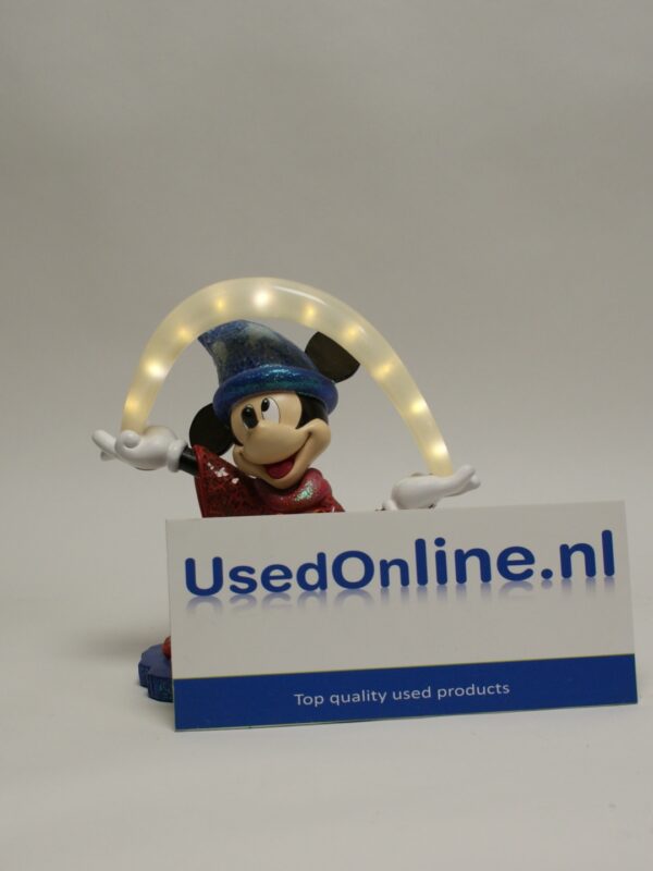 Disney Fantasia "Sorcerer Mickey" lichtgevend beeldje – meesterwerk van glasmozaïek