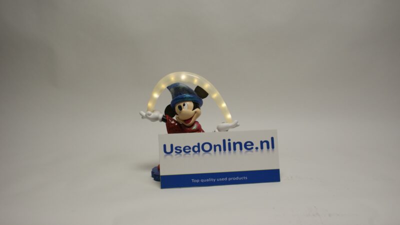 Disney Fantasia "Sorcerer Mickey" lichtgevend beeldje – meesterwerk van glasmozaïek