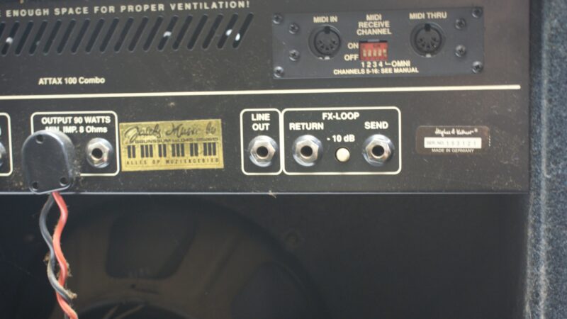 Hughes & Kettner Attax 100 Combo Gitaarversterker – 100W Solid State - Afbeelding 6