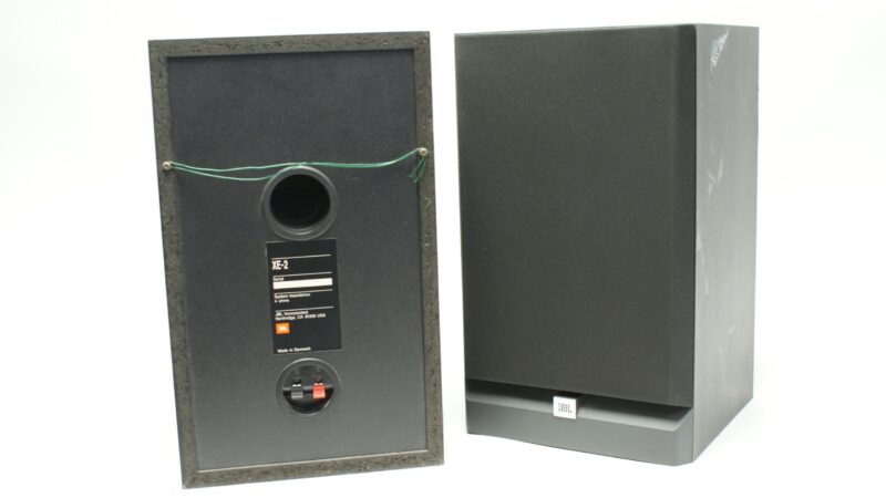 JBL XE-2 Hi-Fi stereoluidsprekers – vintage 2-weg boekenplankpaar - Afbeelding 6