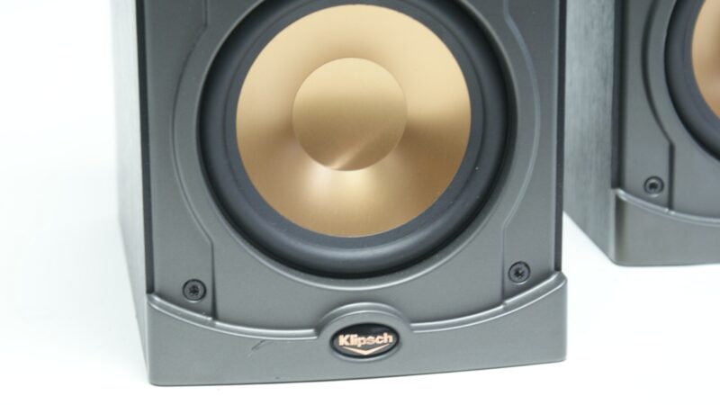 Klipsch boekenplankluidsprekers – Premium audiopaar met koperen conus - Afbeelding 3