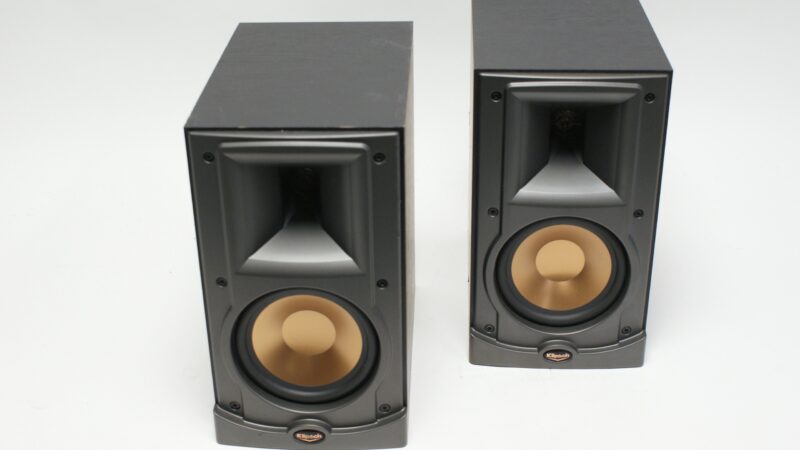 Klipsch boekenplankluidsprekers – Premium audiopaar met koperen conus - Afbeelding 5