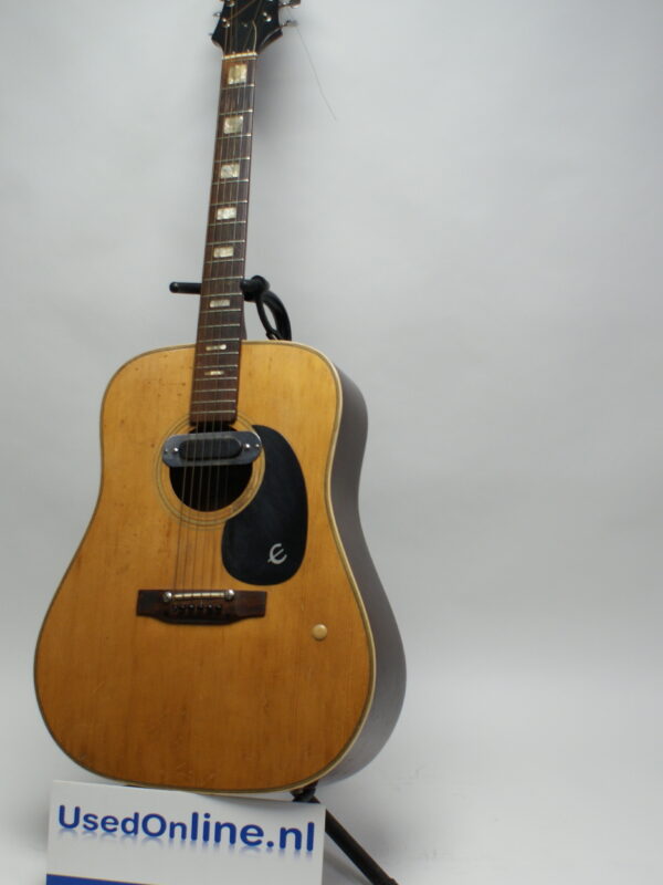 Vintage Epiphone FT-146 akoestische gitaar – Gemaakt in Japan (jaren 70) Met Booek