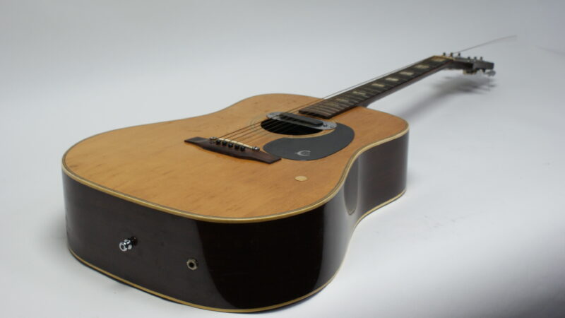 Vintage Epiphone FT-146 akoestische gitaar – Gemaakt in Japan (jaren 70) Met Booek - Afbeelding 5