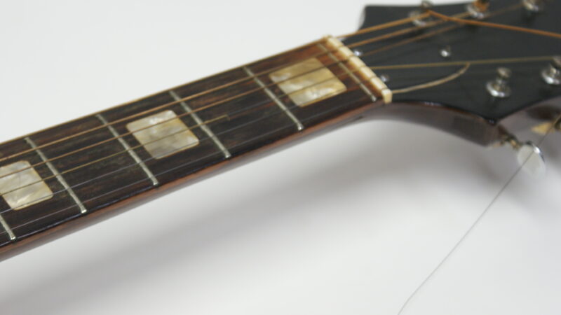 Vintage Epiphone FT-146 akoestische gitaar – Gemaakt in Japan (jaren 70) Met Booek - Afbeelding 8