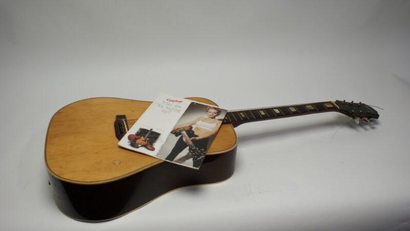Vintage Epiphone FT-146 akoestische gitaar – Gemaakt in Japan (jaren 70) Met Booek - Afbeelding 9
