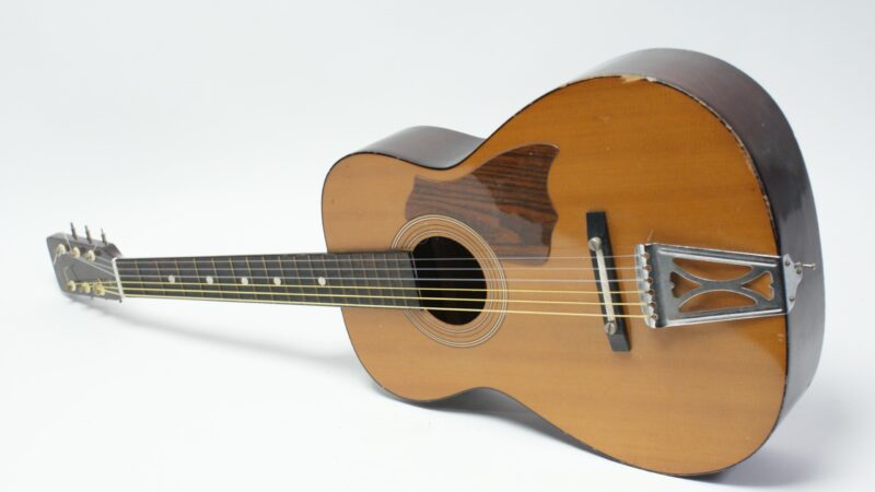 Harmony Stella Parlor akoestische gitaar – Vintage staartstukmodel (VS) - Afbeelding 7