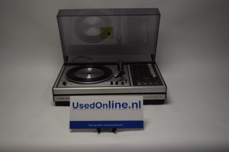 Grundig Studio 1500 HiFi platenspelersysteem – Vintage alles-in-één met FM/AM-radio (zonder cassette)