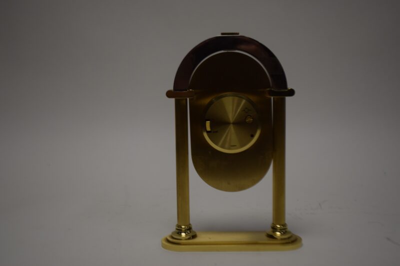 Palladio de Jaccard Vintage Franse Schoorsteenklok – Gouden Afwerking - Afbeelding 3