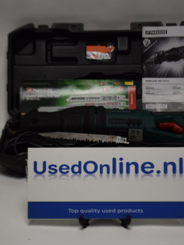 Parkside reciprozaag PFS 710 C2 – 710W reciprozaag met zaagbladen en koffer