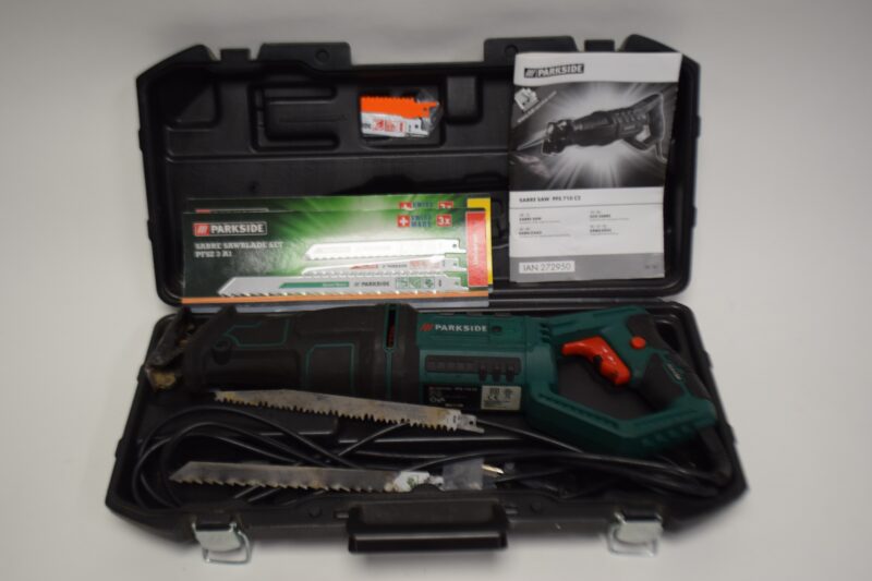Parkside reciprozaag PFS 710 C2 – 710W reciprozaag met zaagbladen en koffer - Afbeelding 2