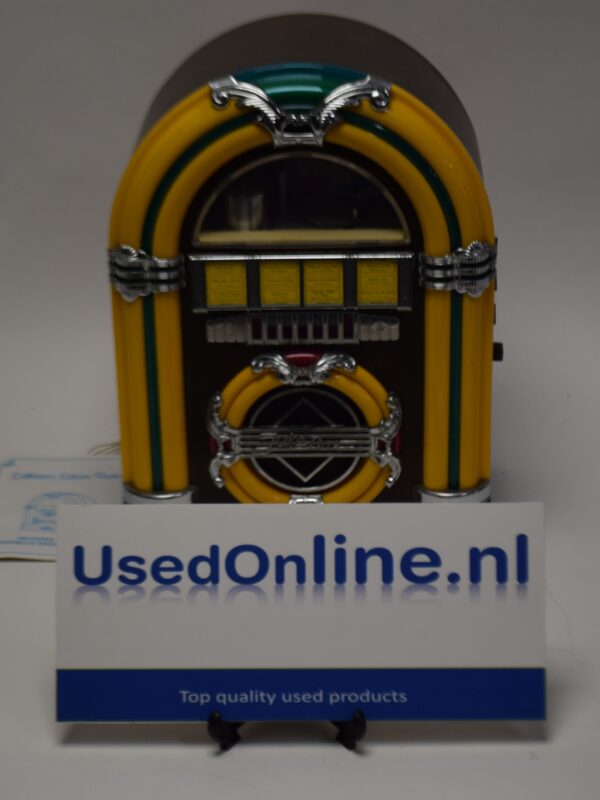 Klassieke verzamelaarseditie jukeboxradio – model CR-11 retro tafelmodel