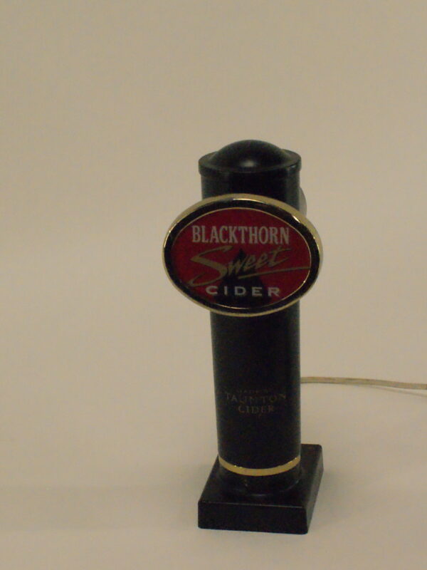 Verlichte Bier-/Cider Tapdisplay – Blackthorn Sweet Cider (Vintage, Werkt)