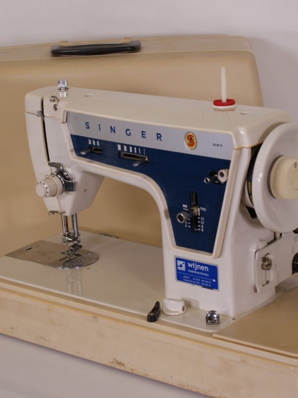 Singer 257 Naaimachine – Vintage Heavy Duty – Met Koffer en Voetpedaal