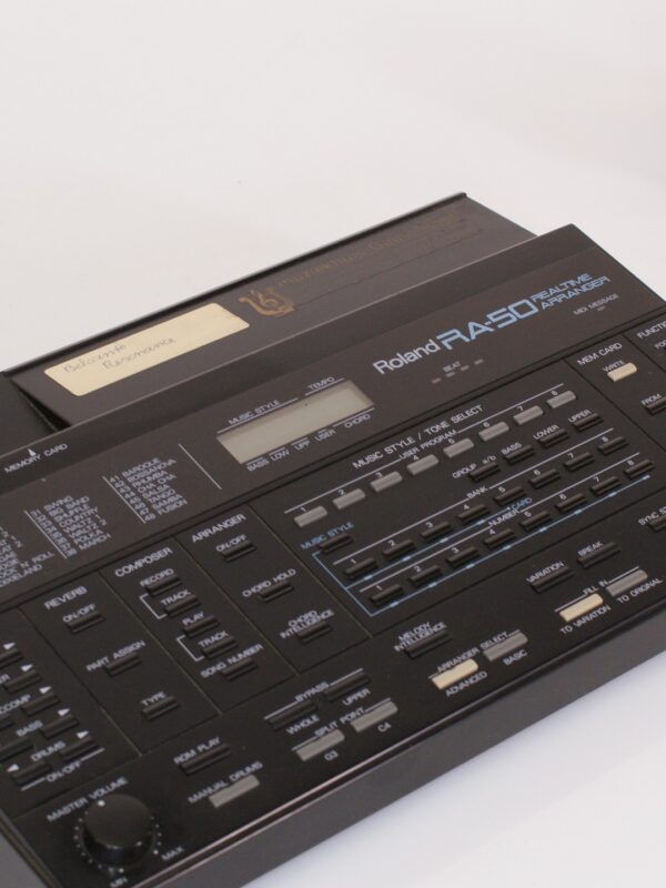 Roland RA-50 Realtime Arranger – Vintage MIDI Stijlmodule met Memory Card