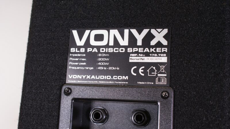 Set van 3 Vonyx & Max PA Speakers – 400W, 8 Ohm, Passief – - Afbeelding 6