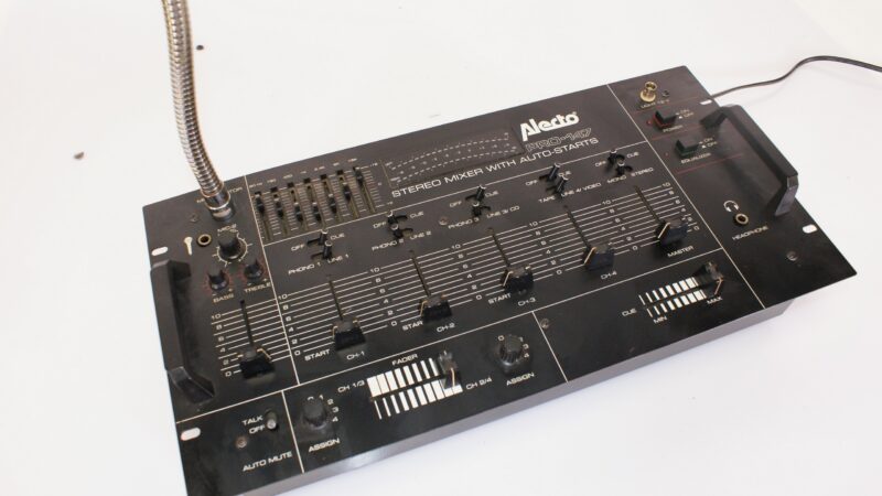 Alecto PRO-147 Stereo Mixer met Auto-Start & Microfoon - Afbeelding 5
