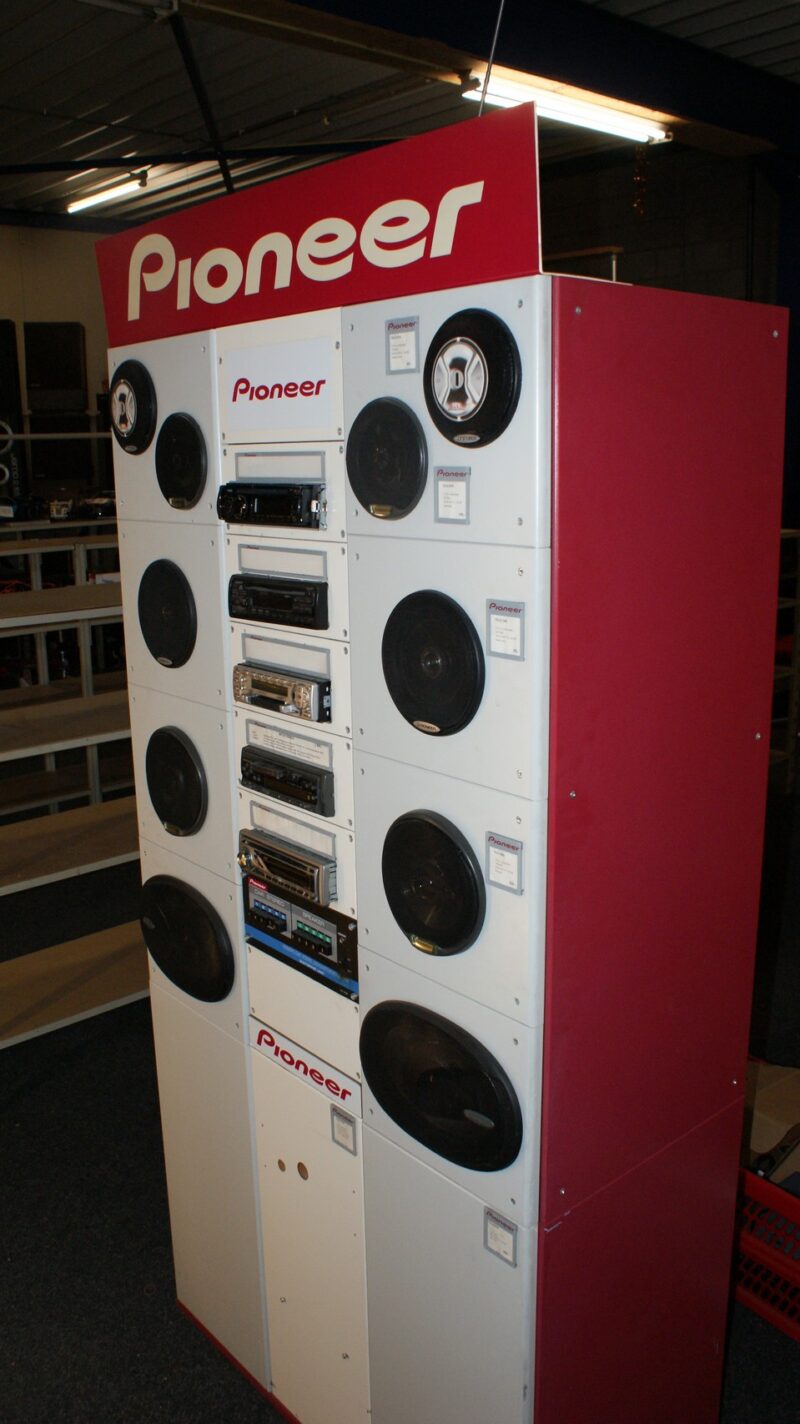 Pioneer Car Audio Showroom Display wand - Afbeelding 5