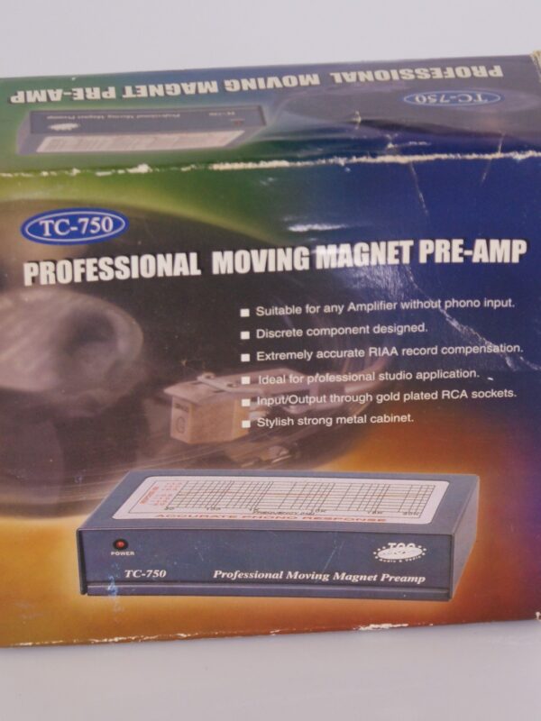TCC TC-750 Phono Voorversterker – Moving Magnet Pre-Amp (MM)