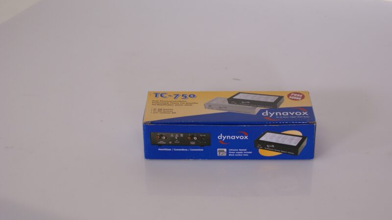 Dynavox TC-750 Phono Voorversterker – MM Pre-Amp in Zilver - Afbeelding 2