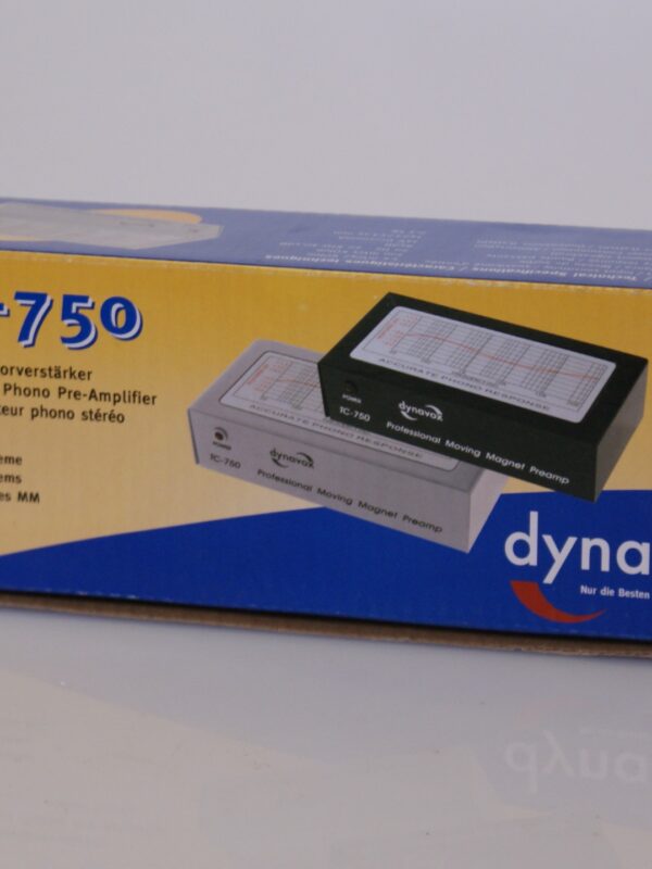 Dynavox TC-750 Phono Voorversterker – MM Pre-Amp in Zilver