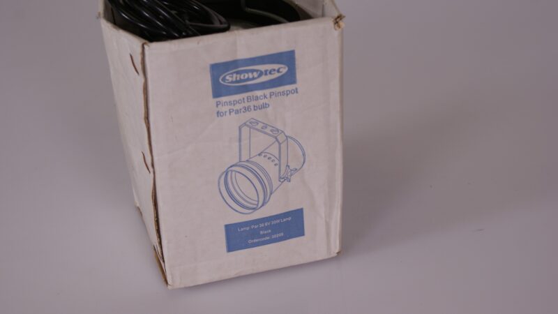 Showtec Pinspot Black – Par36 Spotlamp (30W) met doos - Afbeelding 4