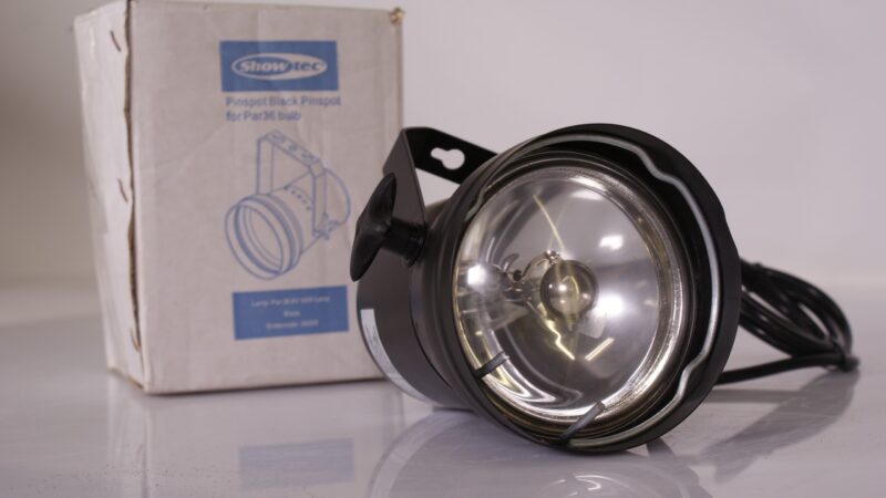 Showtec Pinspot Black – Par36 Spotlamp (30W) met doos - Afbeelding 3