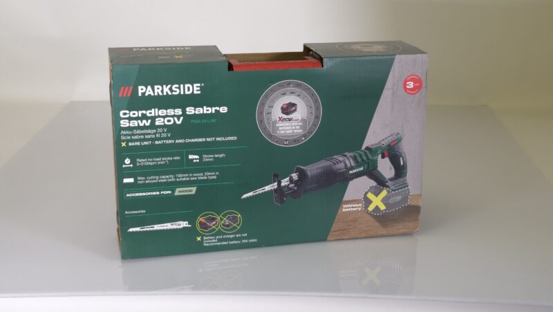 Parkside Accu Reciprozaag 20V (PSSA 20-Li B2) – Zonder Accu en Lader - Afbeelding 2
