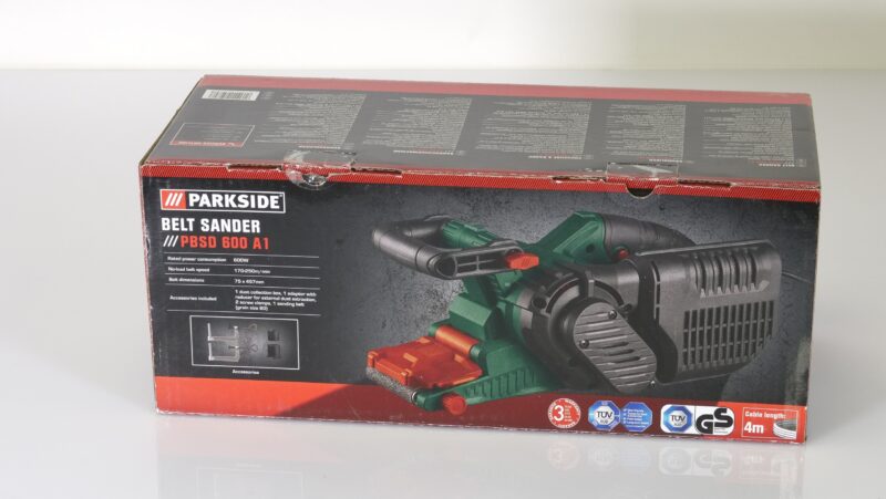 Parkside Bandschuurmachine PBSD 600 A1 – 600W – 75 x 457 mm - Afbeelding 2