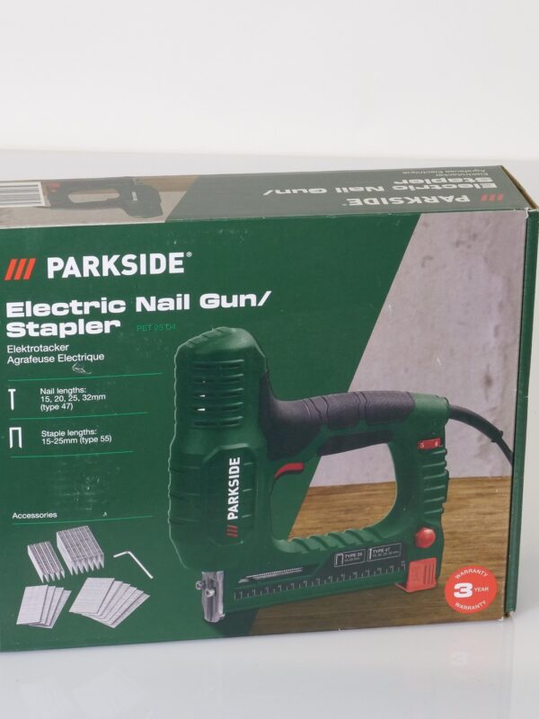 Parkside Elektrisch Nietpistool en Spijkerpistool PET 25 D4 – 2-in-1 – 25mm