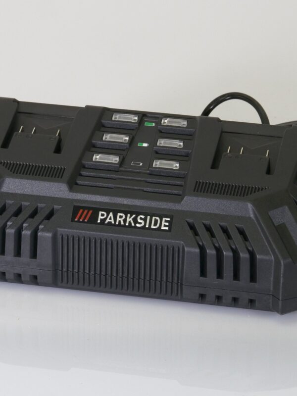 Parkside Dubbele Snellader PDSLG 20 A1 – Voor X20V Team Accu’s