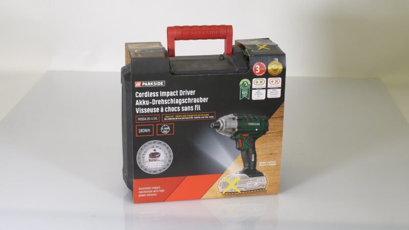 Parkside Accu Slagschroevendraaier 20V (PDSSA 20-Li A1) – Zonder Accu en Lader, Incl. Koffer