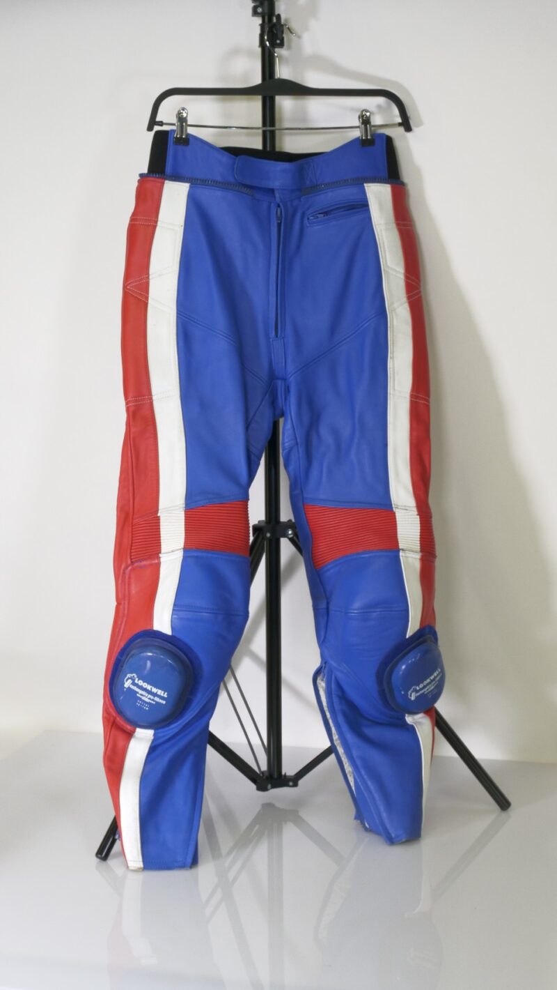 Lookwell Tri-Color leren motorracepak (set van jas en broek) - Afbeelding 2