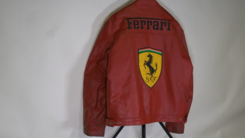 Ferrari Michael Schumacher 2004 Herinneringsleren Jas – Race to Win Editie - Afbeelding 2