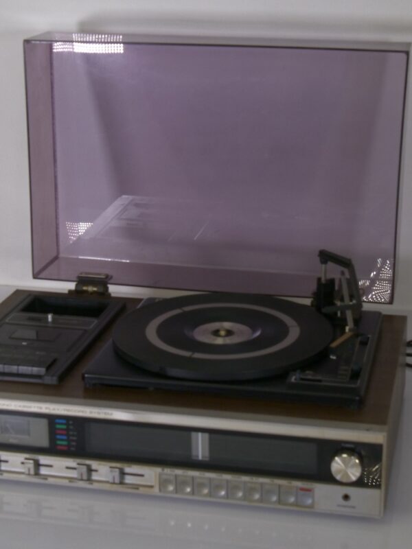 Talent AM/FM MPX Phono Cassette Play/Record Systeem – Retro Alles-in-één Muziekinstallatie