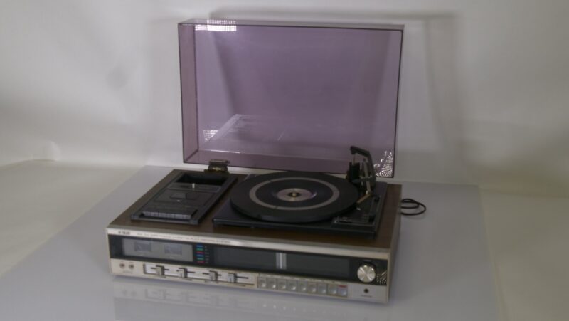 Talent AM/FM MPX Phono Cassette Play/Record Systeem – Retro Alles-in-één Muziekinstallatie
