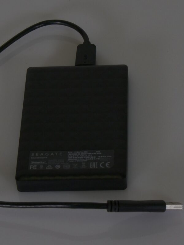 Seagate Expansion Portable Externe Harde Schijf – 2TB USB 3.0 (Zwart, Model STEA2000400)
