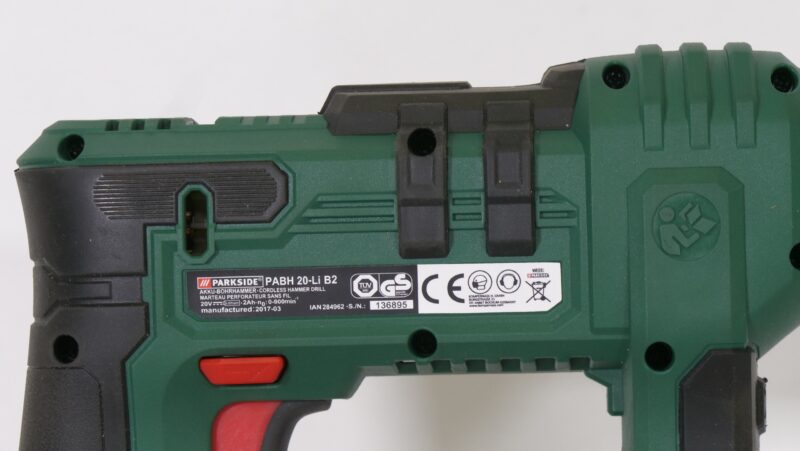 Parkside Accu Boorhamer PABH 20-Li B2 – 20V – Incl. Koffer, Lader & Accu – SDS+ - Afbeelding 3