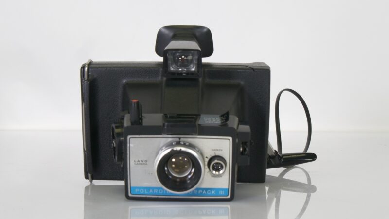 Polaroid Colorpack III Land Camera met draagtas en film – jaren 70 instant camera - Afbeelding 3