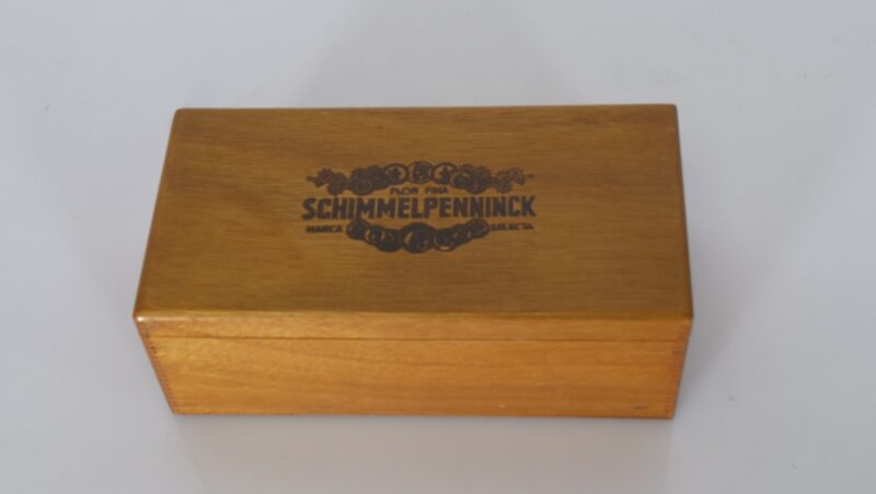 Vintage Schimmelpenninck Muziekdoosje – Moulin Rouge – Werkend Mechanisme – Houten Sigarenkistje