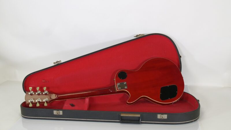 Les Paul Custom stijl elektrische gitaar met koffer – Sunburst afwerking - Afbeelding 2