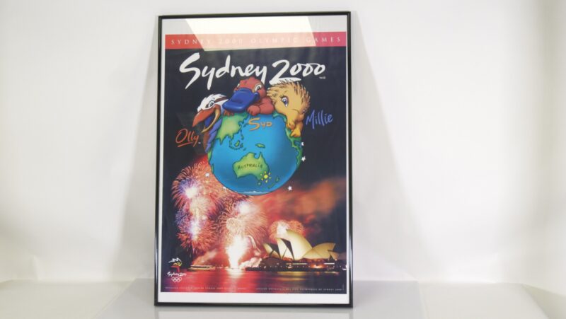 Framed poster Sydney 2000 Olympische Spelen – mascottes Olly, Syd & Millie