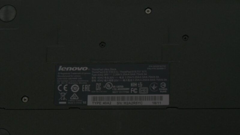 Lenovo ThinkPad Ultra Dock 40A2 met sleutel – docking station - Afbeelding 3
