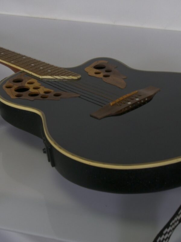 Stagg Electro-Acoustische Gitaar met Bladmotief en Multi-Soundhole Design