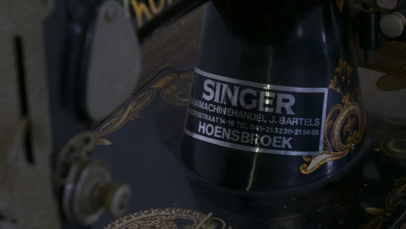 Kondor / Singer Vintage Handnaaimachine – op Houten Bodemplaat - Afbeelding 6