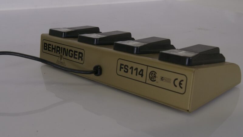 Behringer FS114 Voetschakelaar – 4-Kanaals Preset Switch - Afbeelding 3