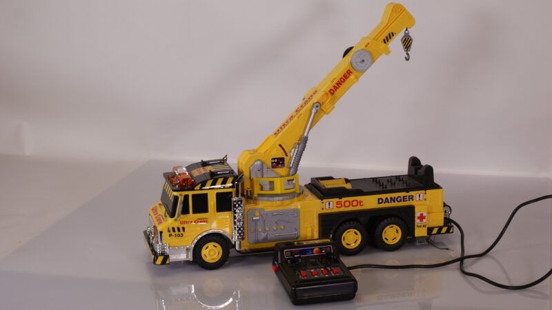 Ultra Crane P-103 afstandsbediende speelgoedkraan (500t) met bedrade controller - Afbeelding 8