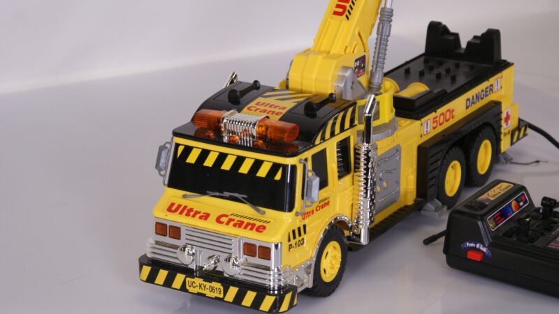 Ultra Crane P-103 afstandsbediende speelgoedkraan (500t) met bedrade controller - Afbeelding 6