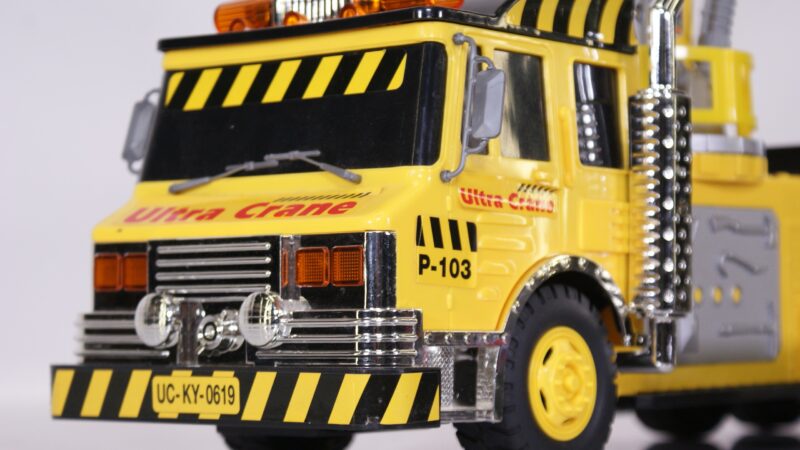 Ultra Crane P-103 afstandsbediende speelgoedkraan (500t) met bedrade controller - Afbeelding 5